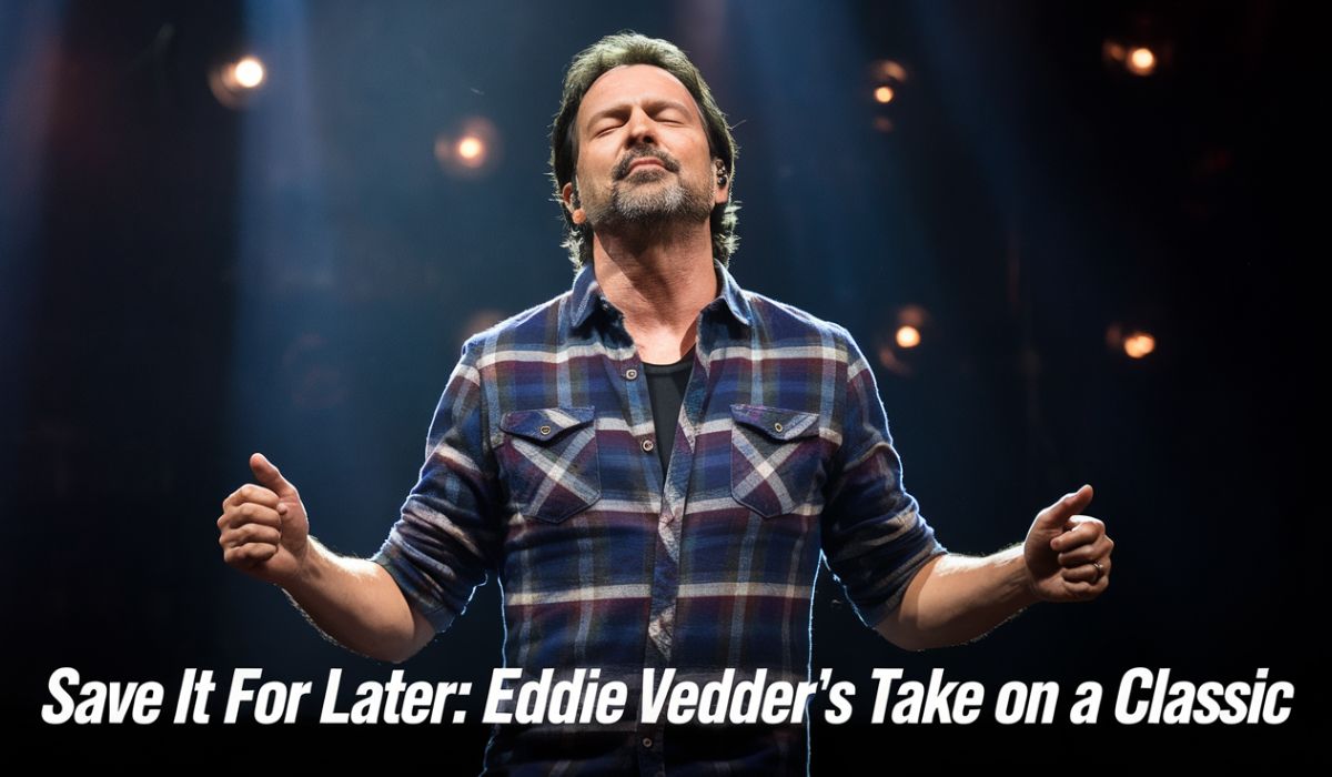 Save It for Later: Eddie Vedder’s Take on a Classic