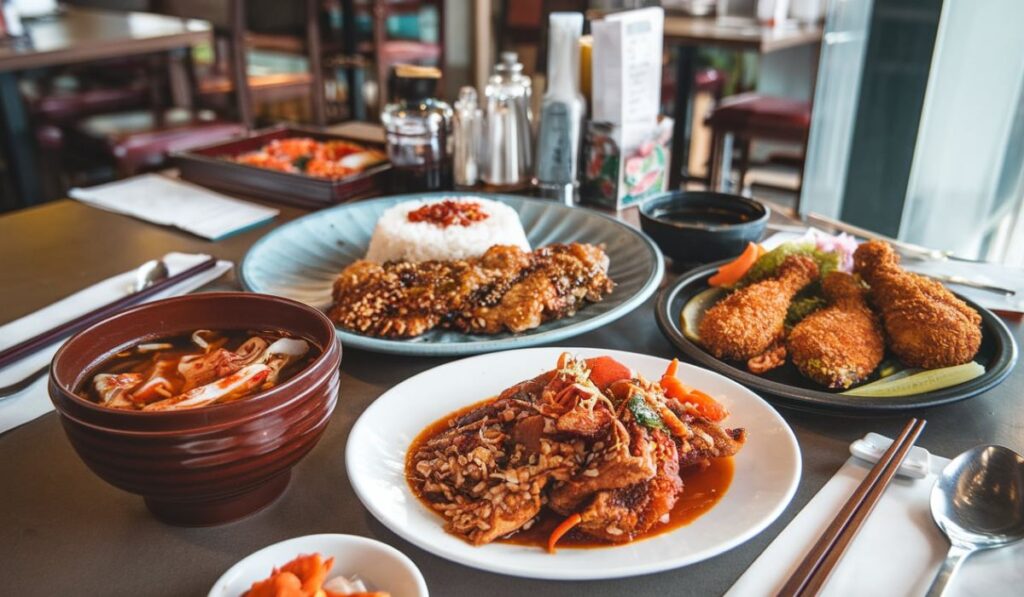 spicy food during