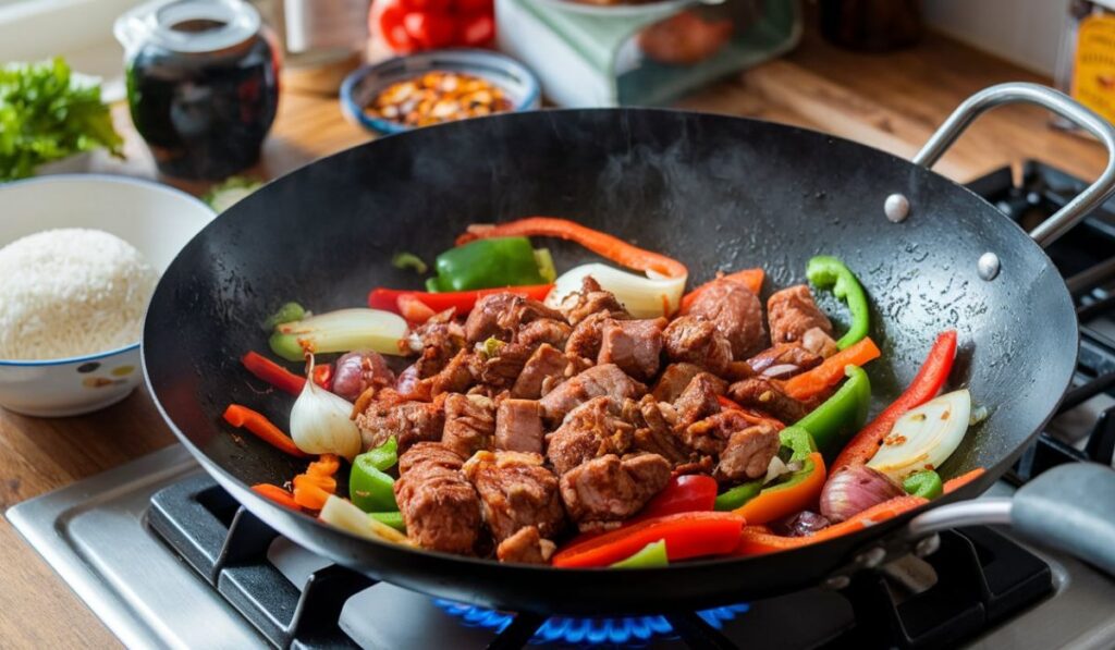 spicy food during
