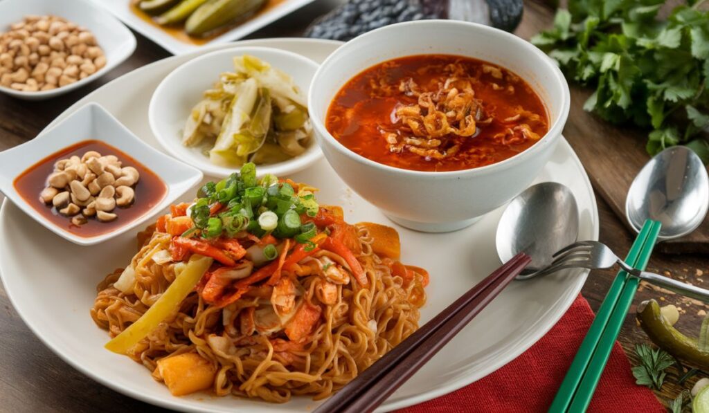 spicy food during